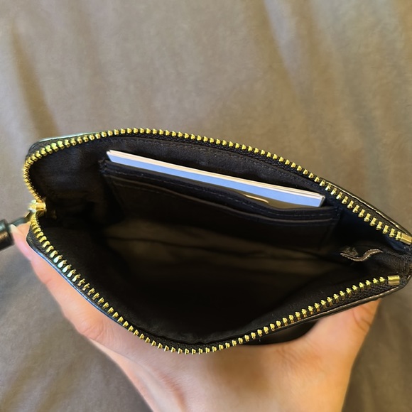 NWT Brown Coach Print Wallet Wristlet - Picture 3 of 3